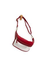 Red Clear Sylvie Sling/Belt Bag