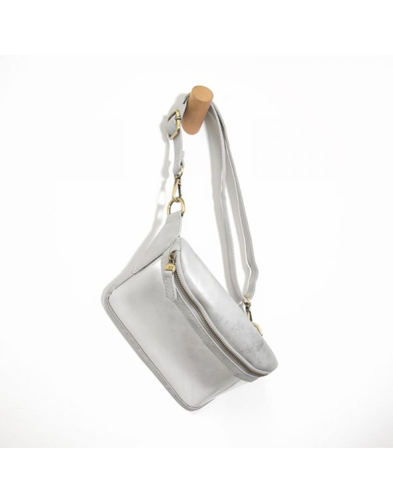 Silver Clear Sylvie Sling/Belt Bag