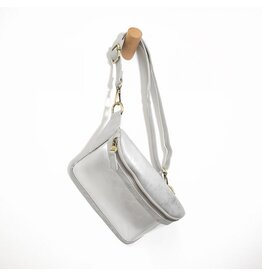 Silver Clear Sylvie Sling/Belt Bag