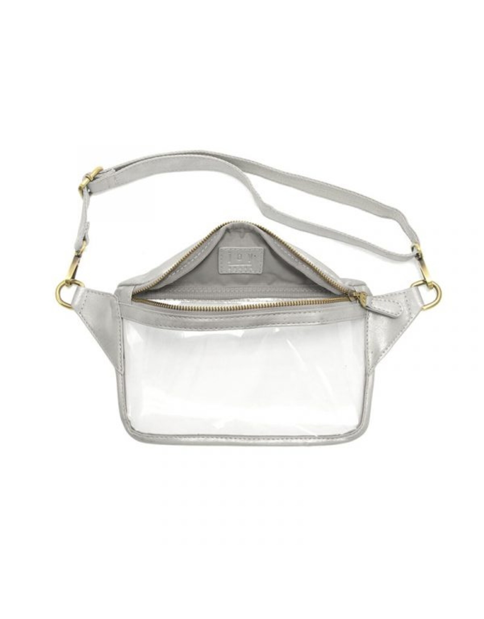 Silver Clear Sylvie Sling/Belt Bag