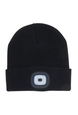 Night Scope  Rechargeable LED Knit Beanie Head Light Hat