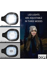 Night Scope  Rechargeable LED Knit Beanie Head Light Hat