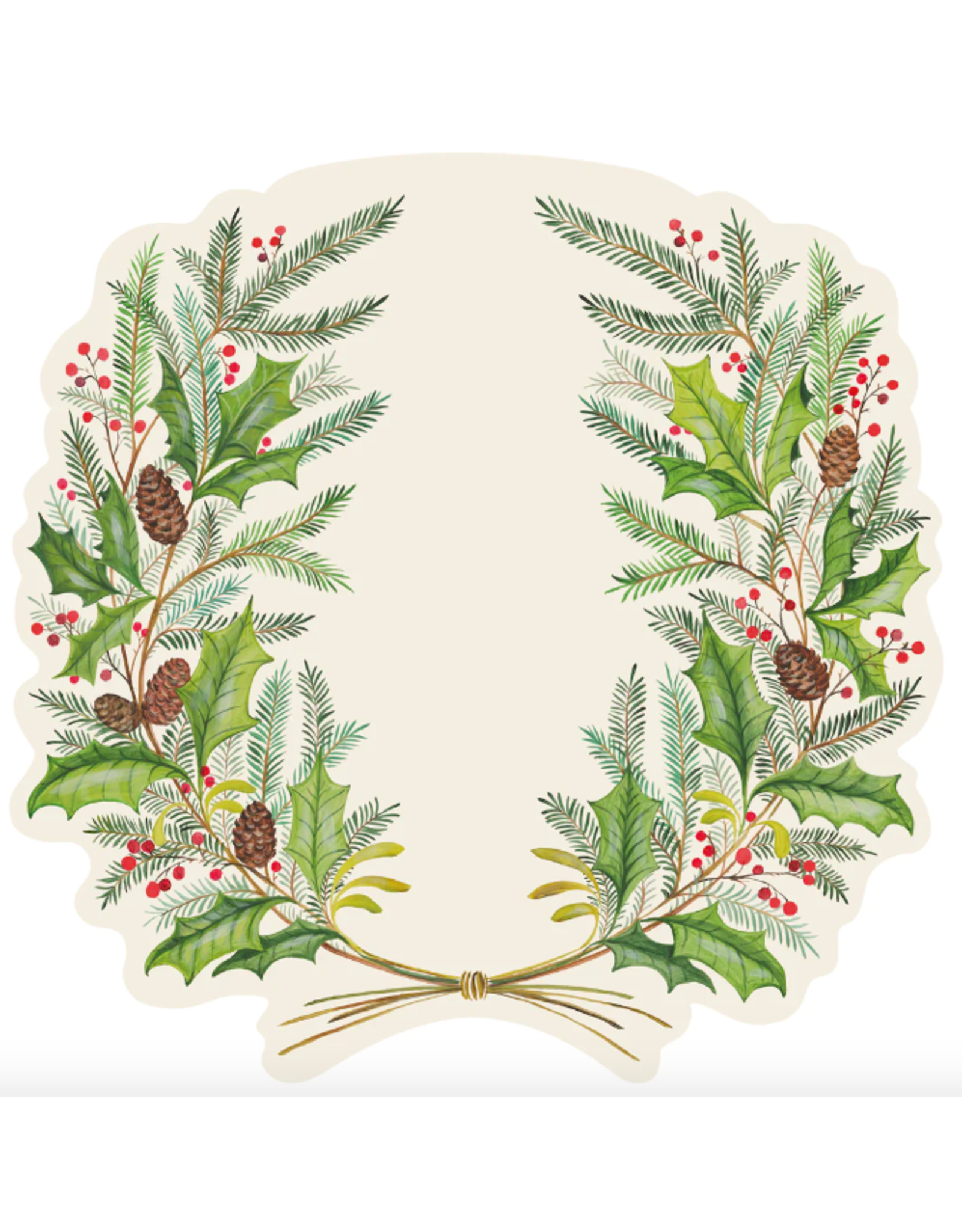 Hester & Cook Die-Cut Christmas Sprigs Placemats
