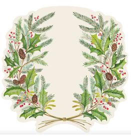 Hester & Cook Die-Cut Christmas Sprigs Placemats