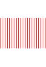 Hester & Cook Red Ribbon Stripe Placemats