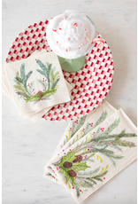 Hester & Cook Christmas Sprigs Guest Napkin