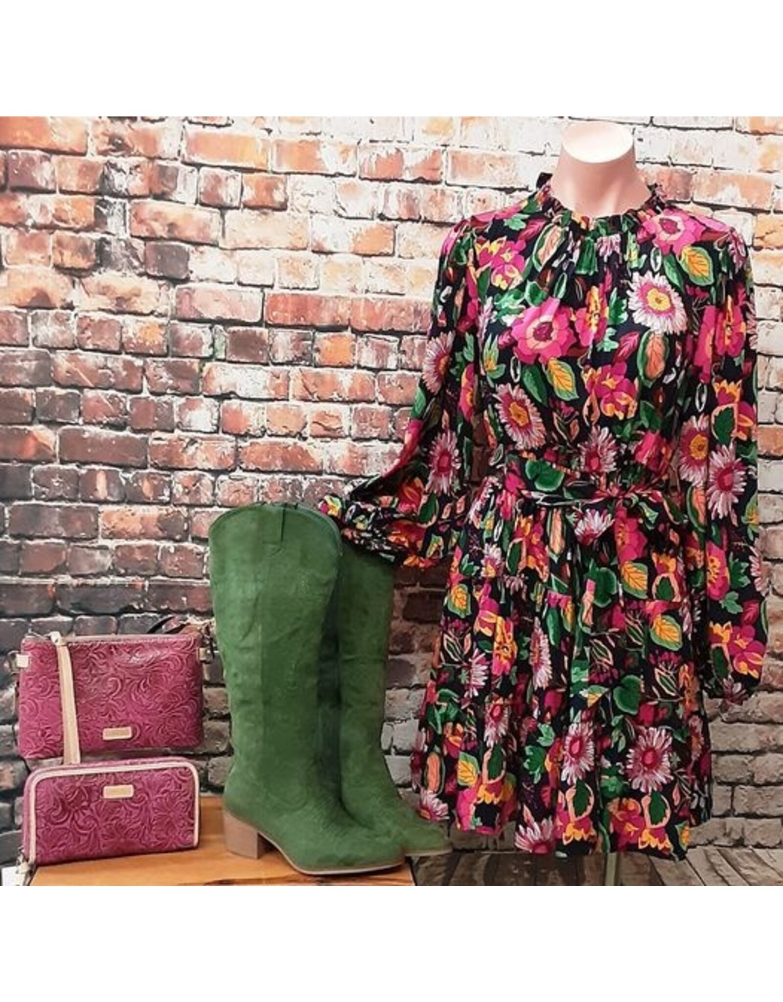 Janada Flower Swing Dress