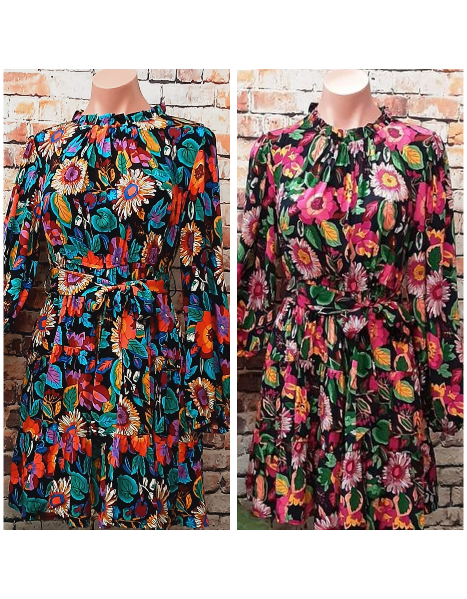 Janada Flower Swing Dress