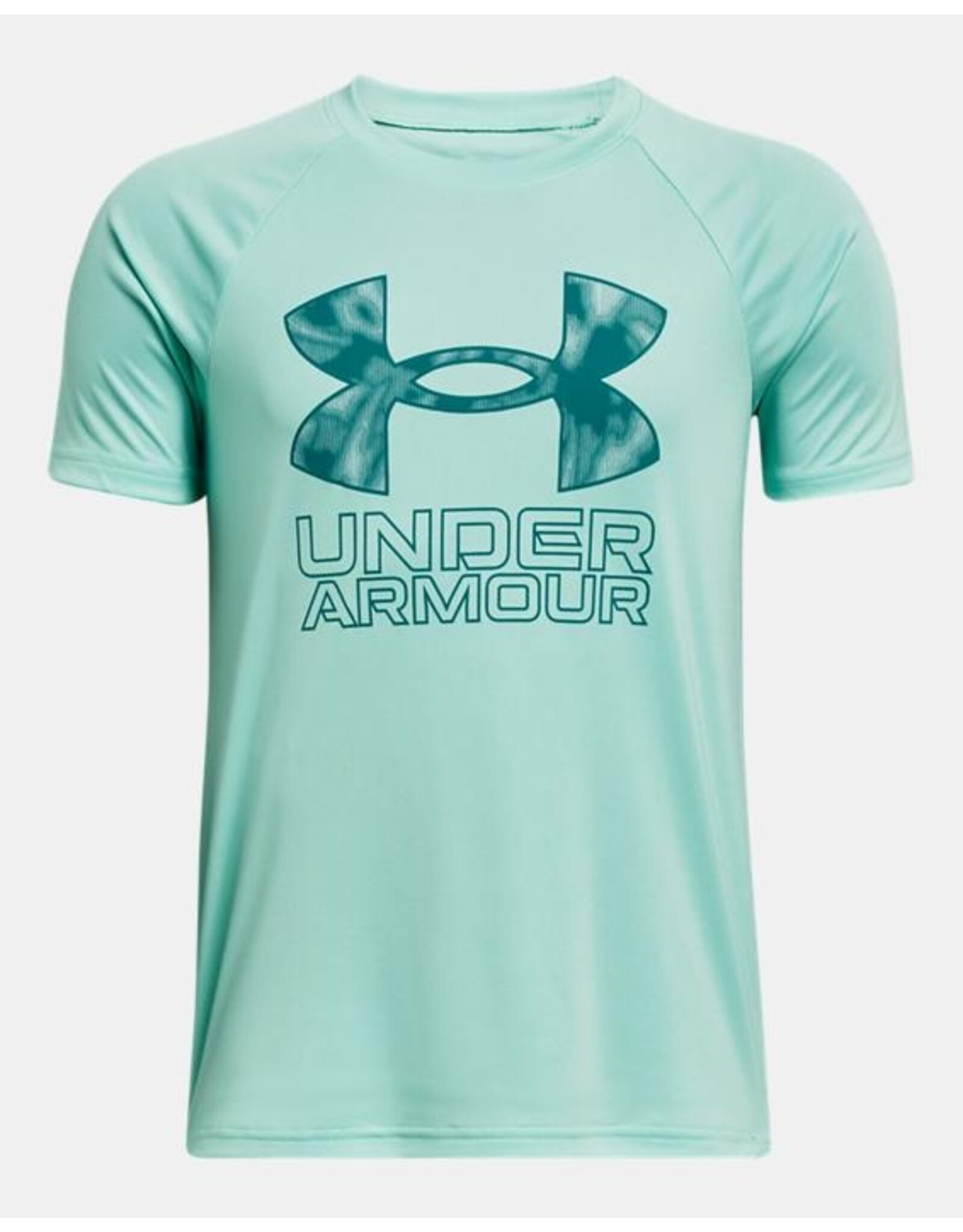 Under Armour Under Armour Boys Tech Hybrid Print Fill Short Sleeve