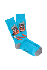 Men's Whoop A** Crew Socks Blue