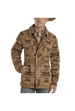 Powder River Mens Aztec Wool Commander Coat