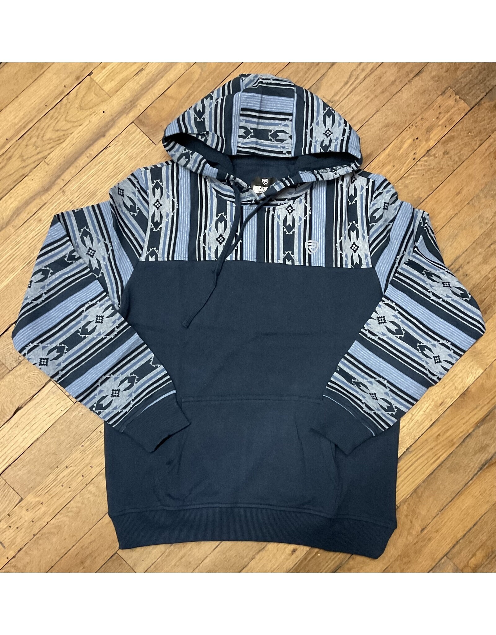 Rock & Roll Denim Youth Printed Terry Hoodie