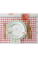 Hester & Cook Red Painted Check Placemats