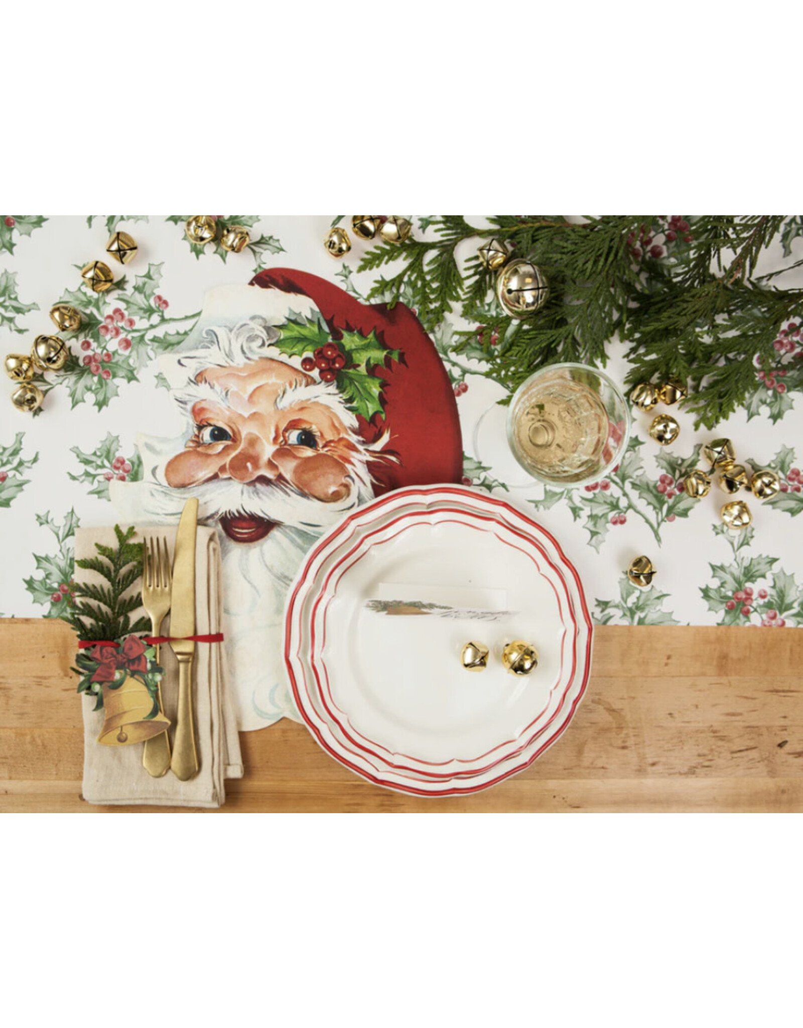 Hester & Cook Die-Cut Santa Placemats