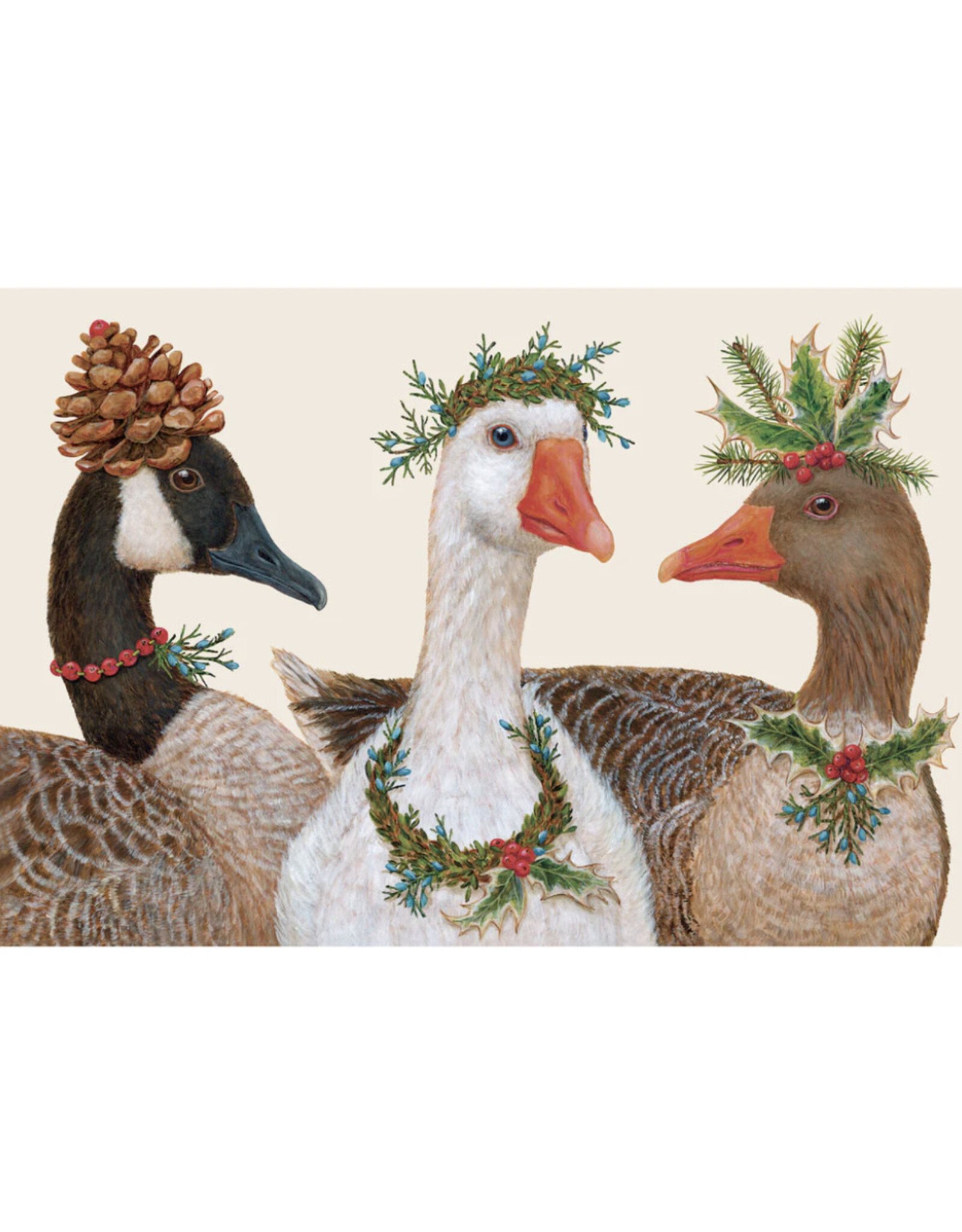 Hester & Cook Festive Geese Placemats