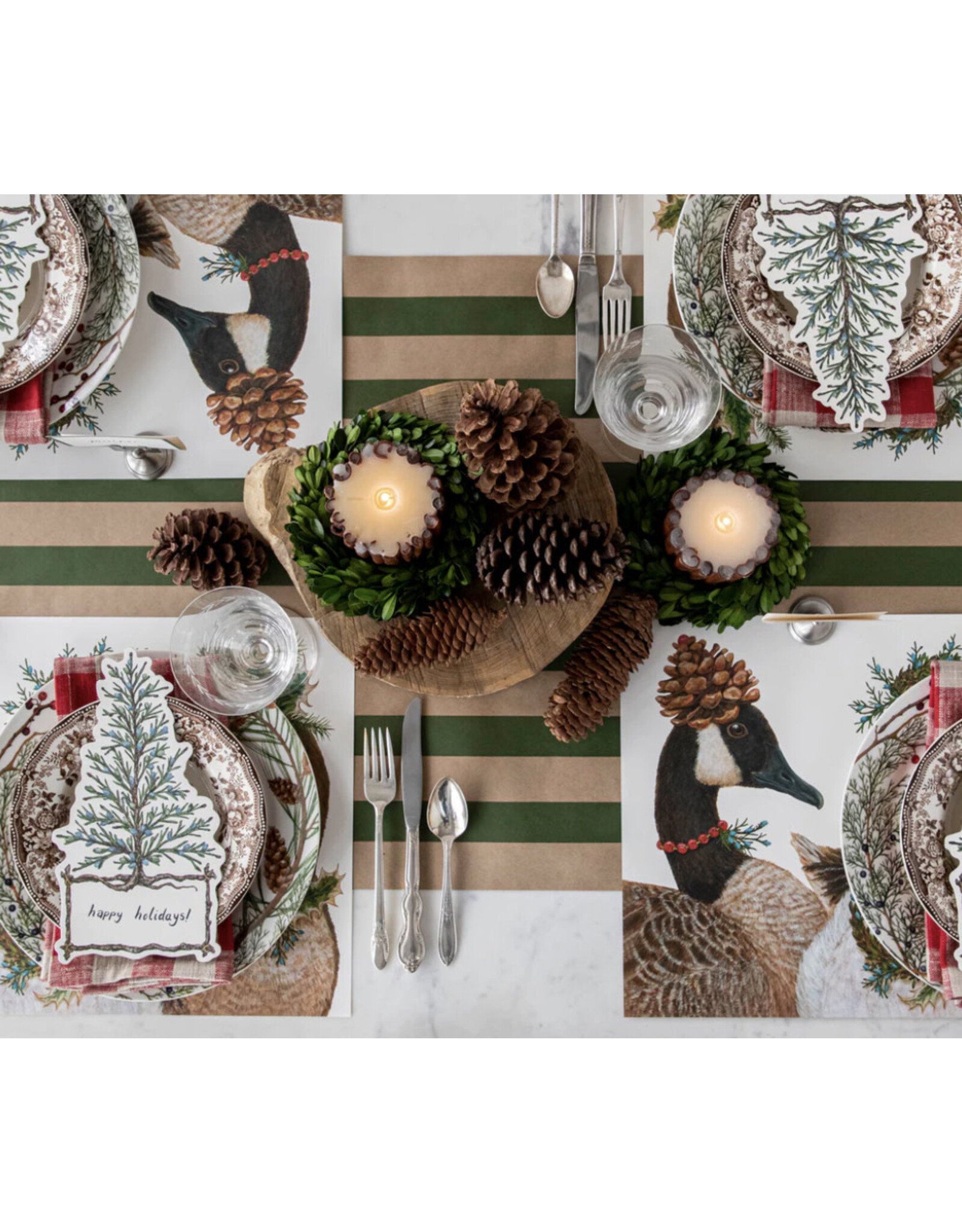 Hester & Cook Festive Geese Placemats