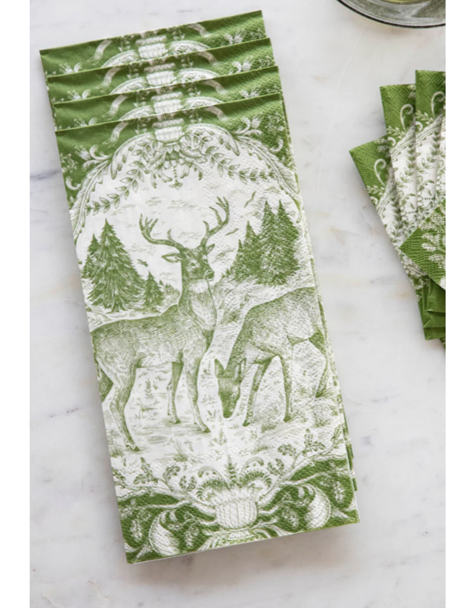 Hester & Cook Fable Toile Guest Napkins