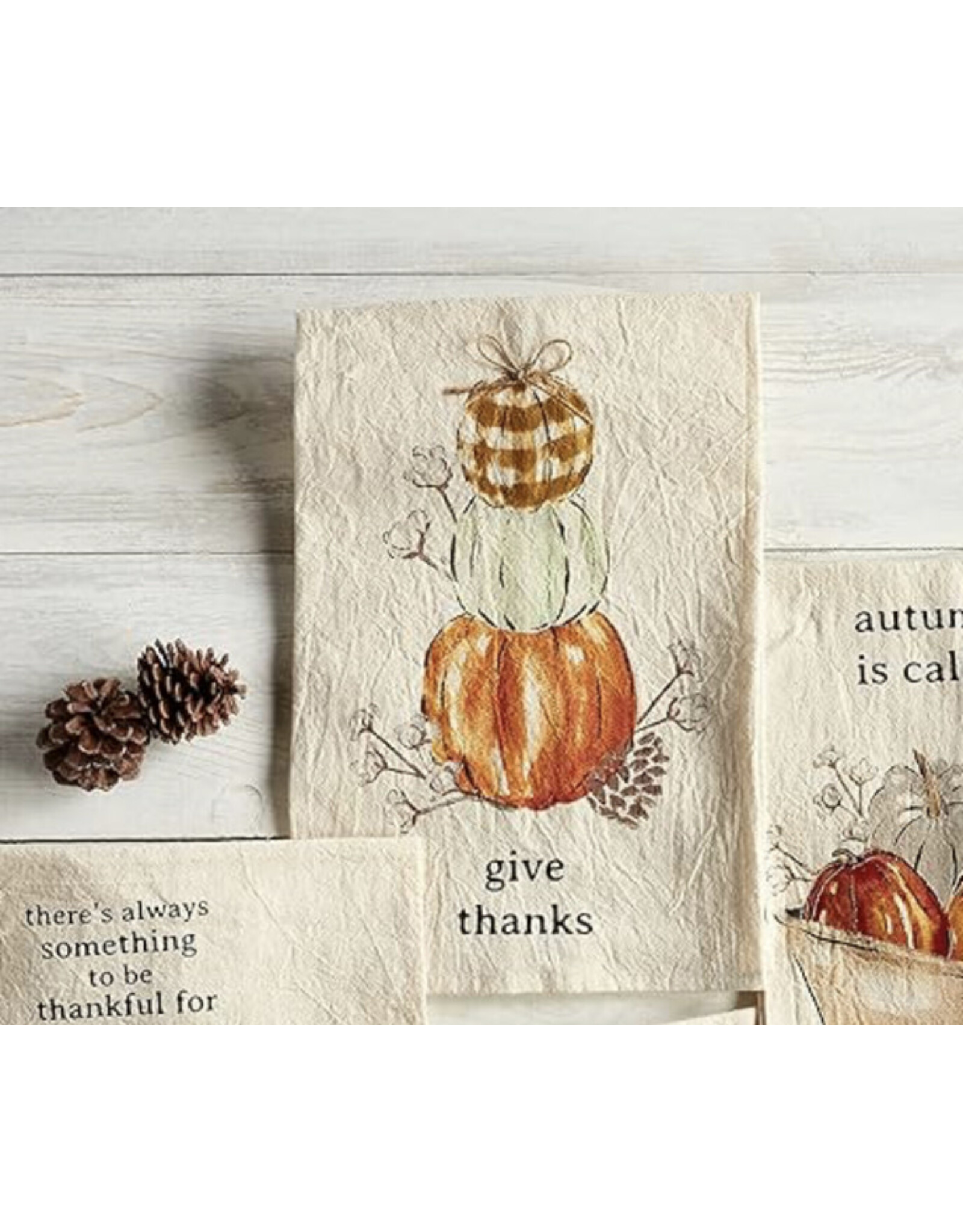 Give Thanks Flour Sack Towel