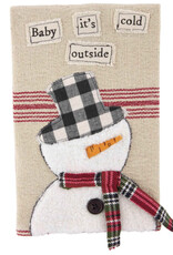 Snowman Applique Towel