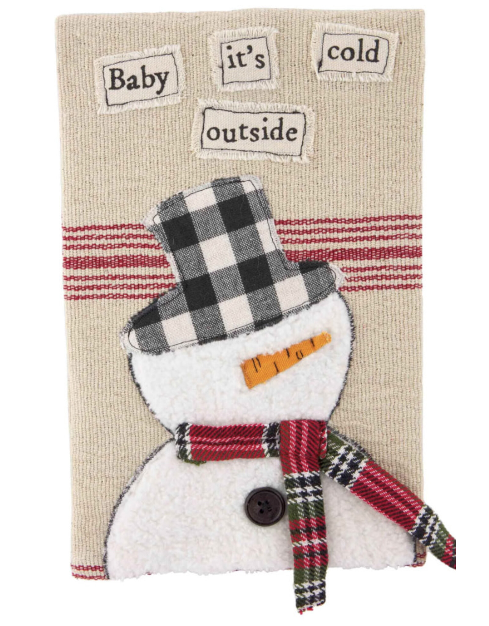 Snowman Applique Towel