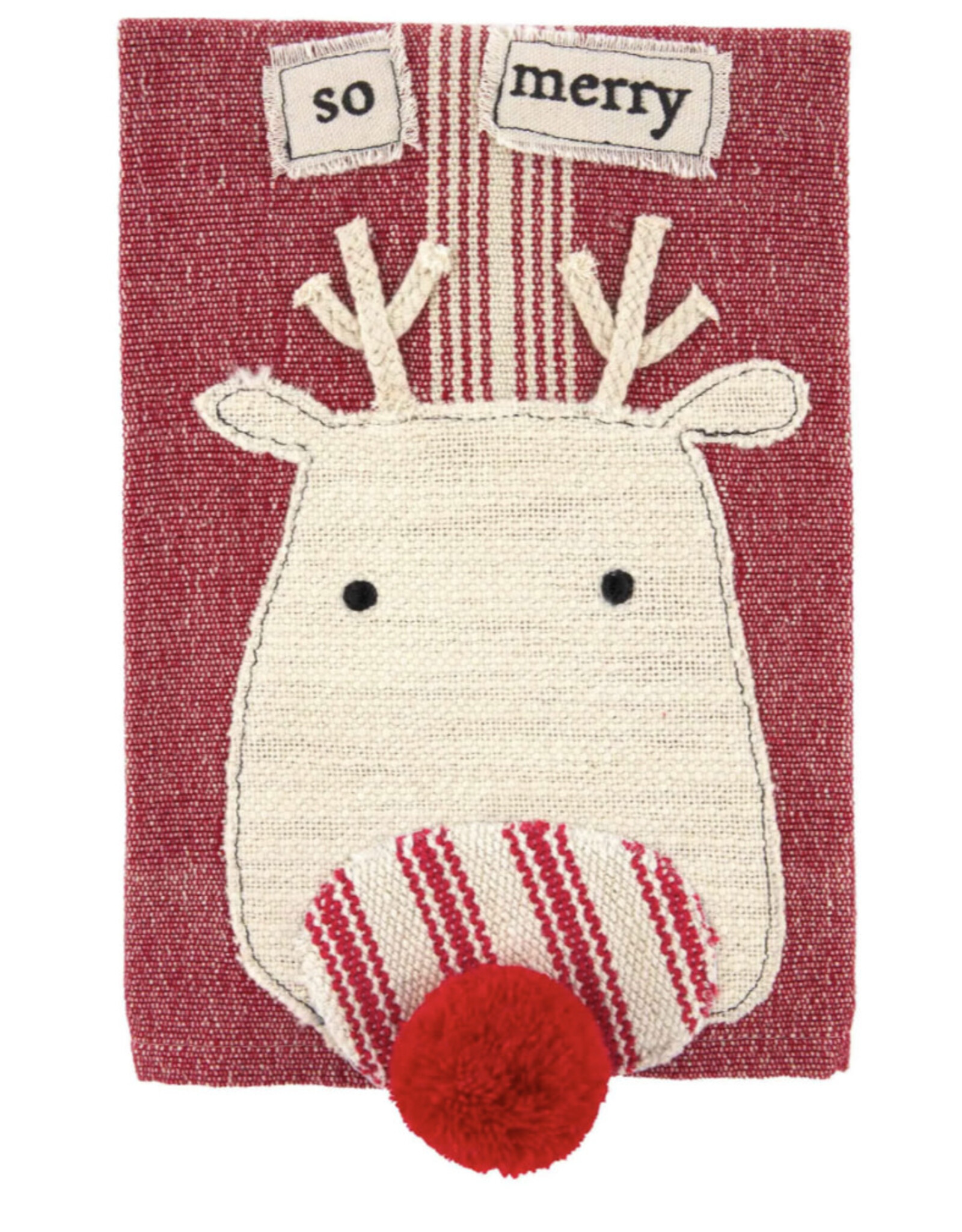 Reindeer Applique Towel