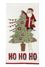 Ho Ho Embroidered Xmas Towel