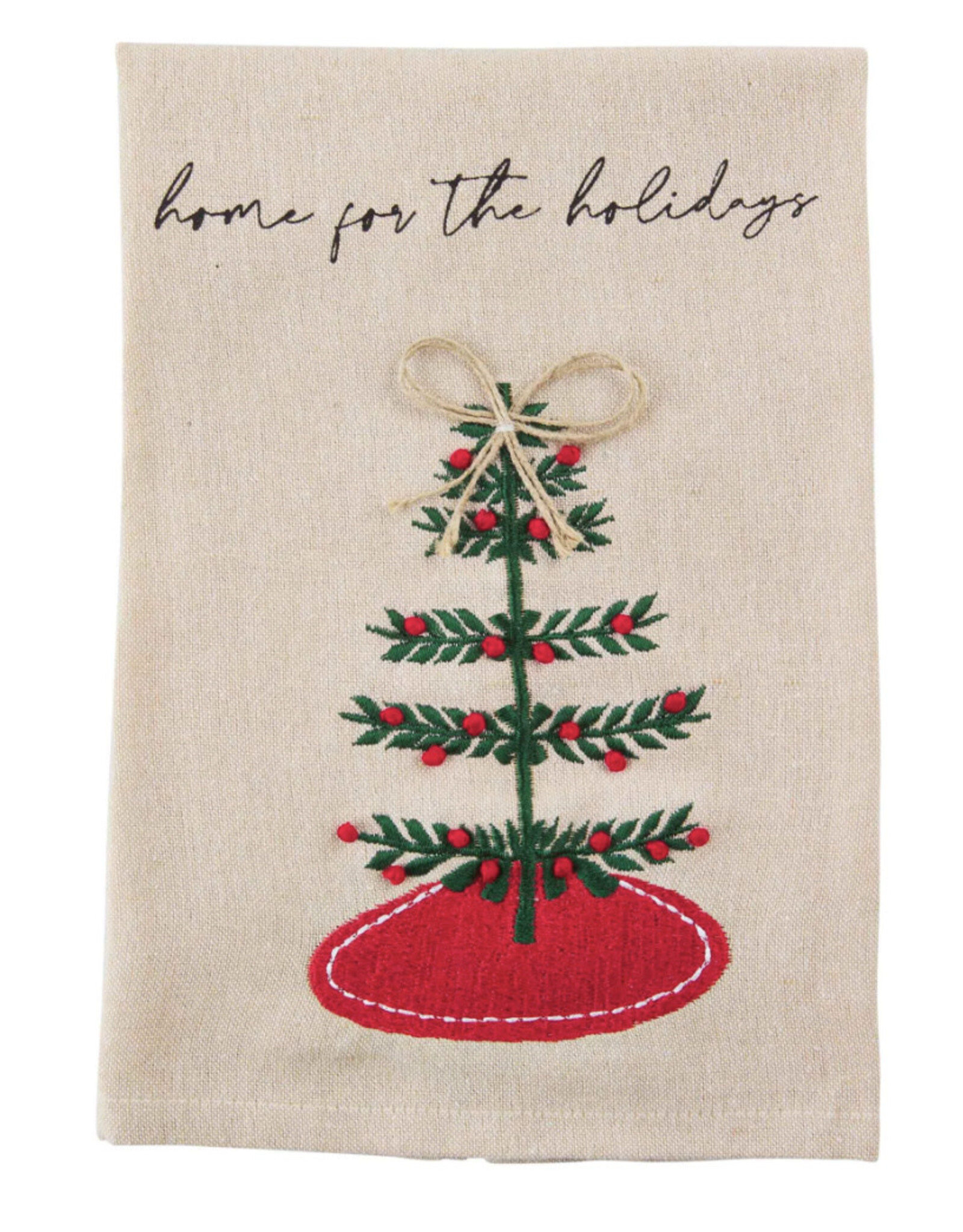 Tree French Knot Towel