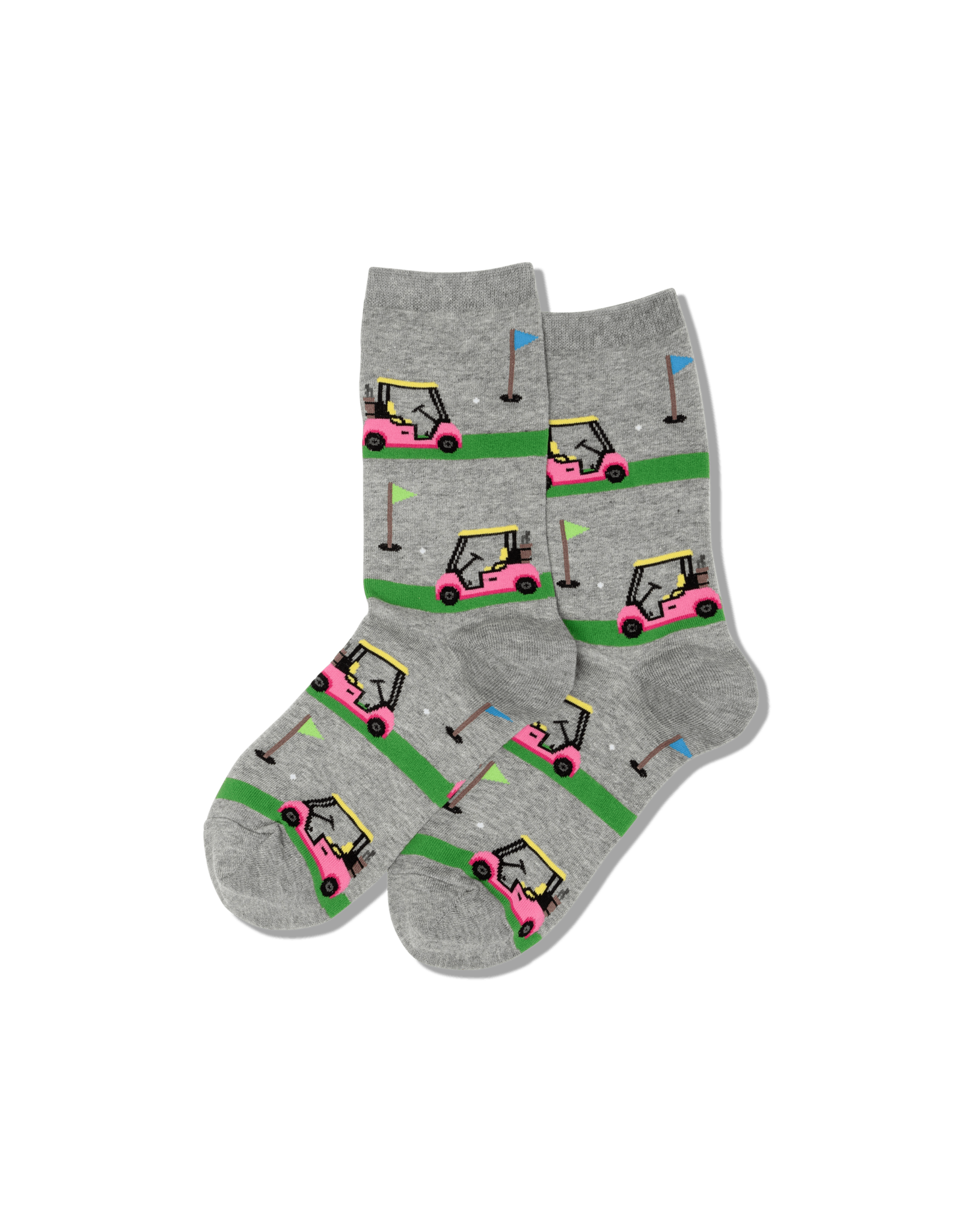 Hotsox Womens Golf Cart Crew Socks Sweatshirt Gray