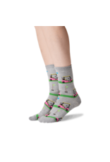 HOTSOX Hotsox Womens Golf Cart Crew Socks Sweatshirt Gray