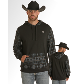Rock & Roll Denim Rock & Roll Denim Printed Terry Hoodie