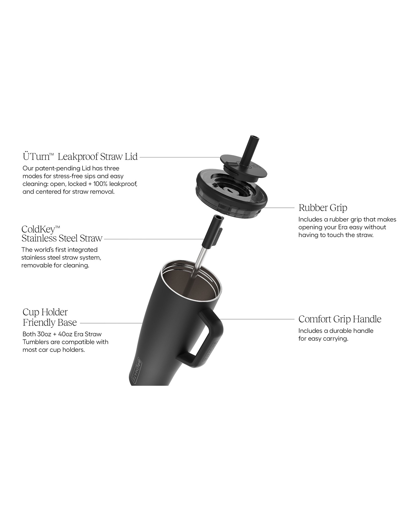 Brumate Brumate Era 40oz Onyx Leopard