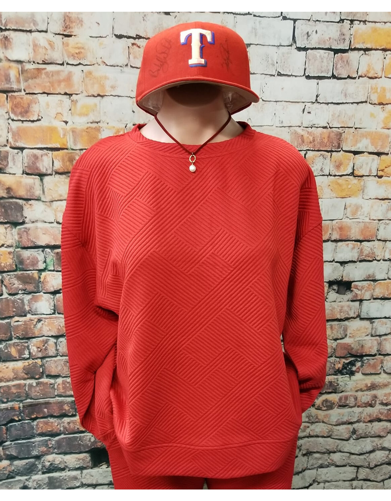 Viola Textured Sweatshirt Lounge Wear Top