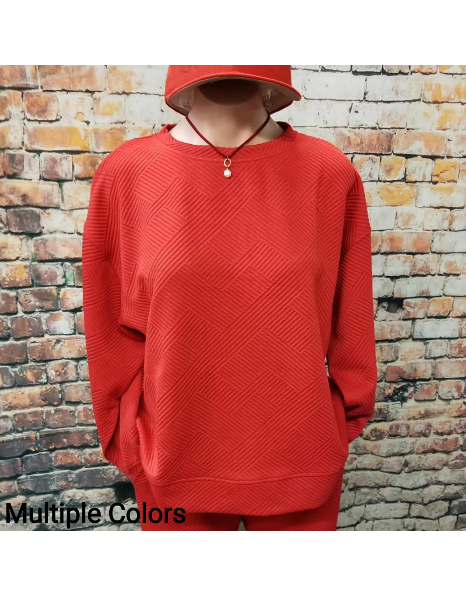 Viola Textured Sweatshirt Lounge Wear Top