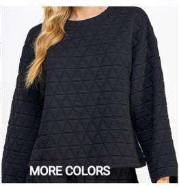 Ursula Quilted Long Sleeve Top