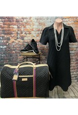 Kallie Quilted Collared Dress