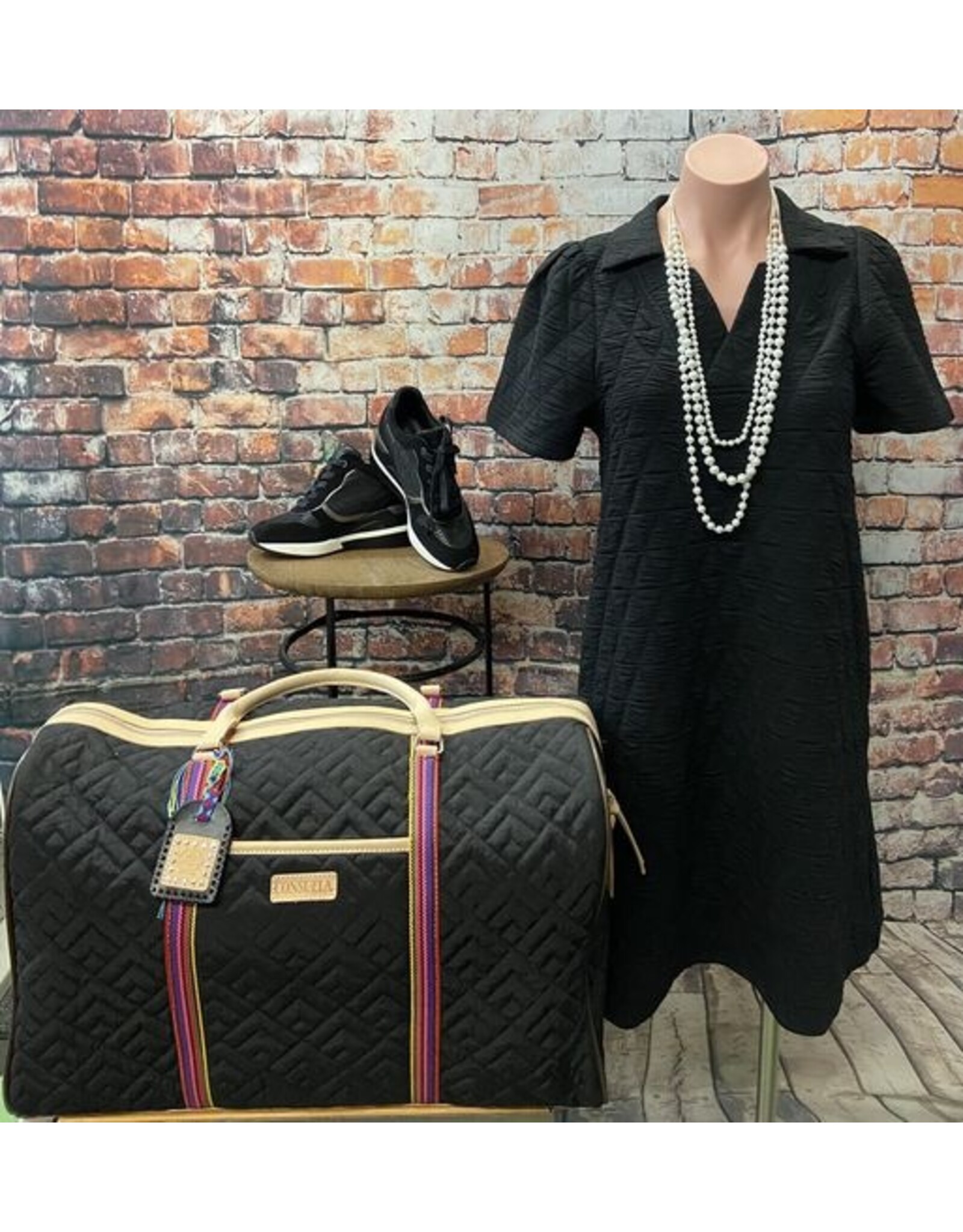 Kallie Quilted Collared Dress