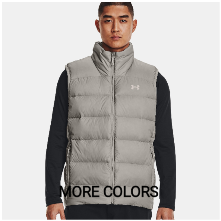 Men's under armour puffer vest deals
