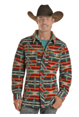 Powder River Aztec Wool Shirt Jacket