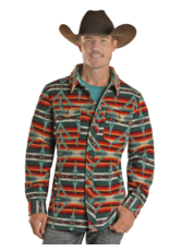 Powder River Outfitters Powder River Aztec Wool Shirt Jacket Powder River Outfitters Powder River Aztec Wool Shirt Jacket