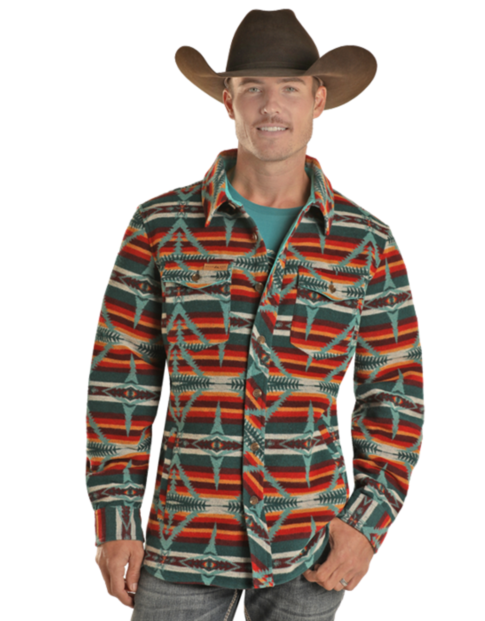 Powder River Outfitters Powder River Aztec Wool Shirt Jacket