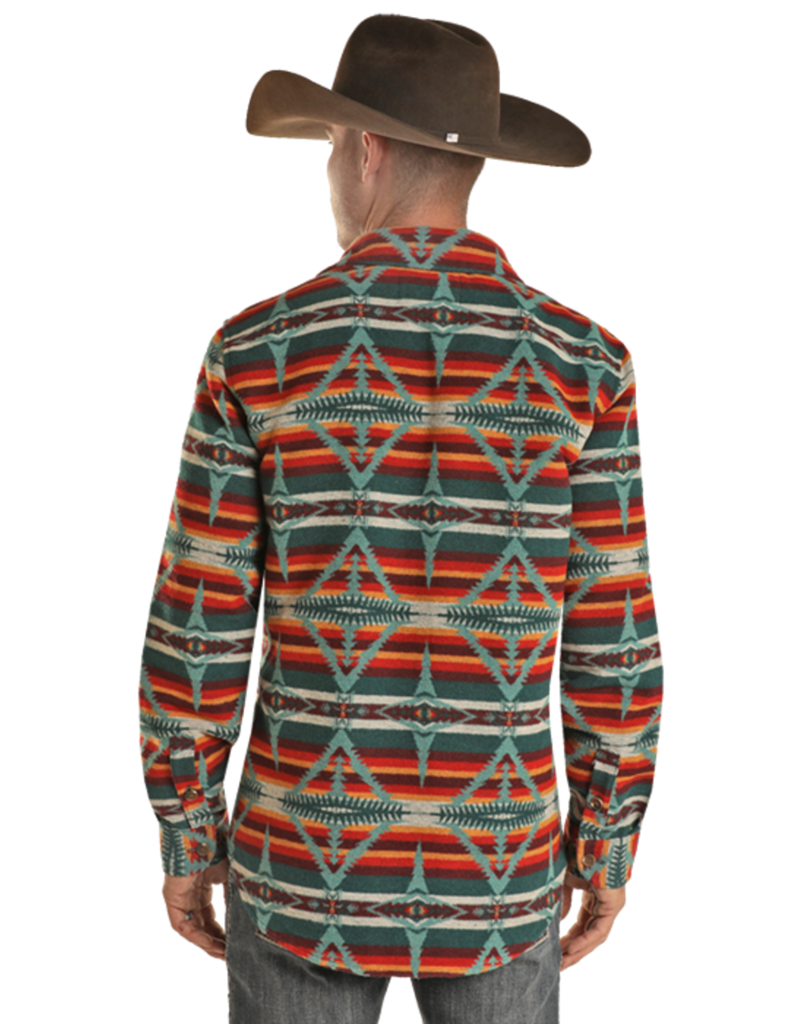 Powder River Outfitters Powder River Aztec Wool Shirt Jacket