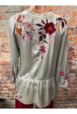 Johnny Was Johnny Was Mirabel Peplum Field Blouse