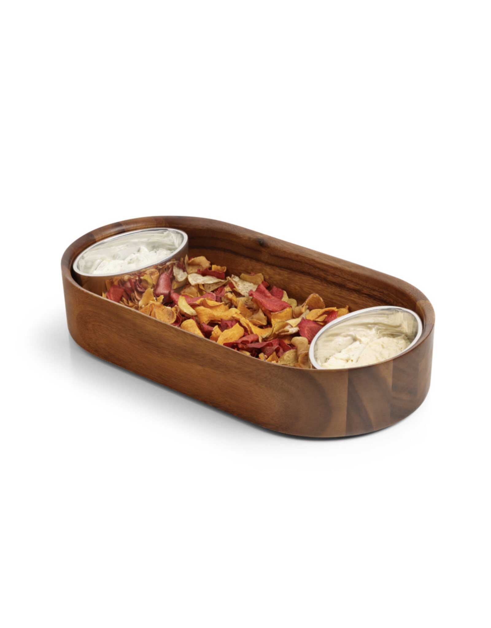 Nambe Nambe Oblong Nest Chip & Dip