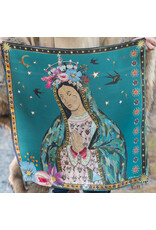 Fringe Scarves Fringe Lady of Guadalupe Shorty Jade Fringe Scarves Fringe Lady of Guadalupe Shorty Jade