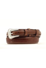 Nocona Mens Ranger Brown Leather Belt