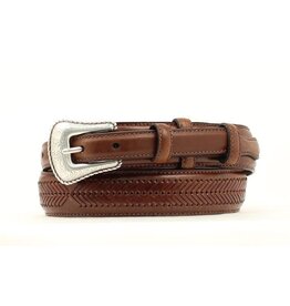 Nocona Mens Ranger Brown Leather Belt
