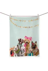 Holiday - Festive Puppy Tea Towel