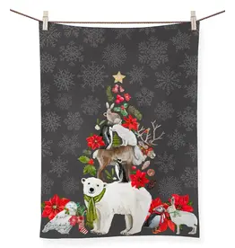 Holiday - Polar Bear Christmas Tree Tea Towel