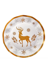 Wavy Dinner Plate Winter Frost 8 pk