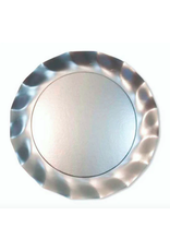 Satin Silver Wavy Salad Plates 8 pk.